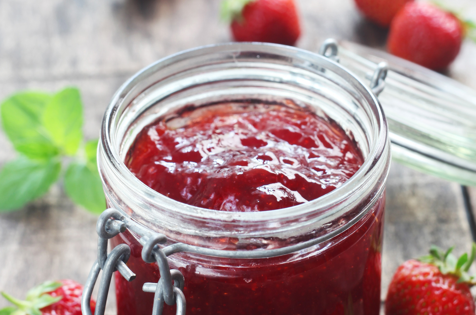 Marmelade im Weckglas